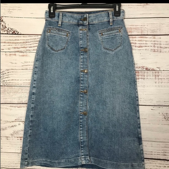 Aliñe denim skirt modest - Picture 3 of 7